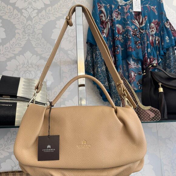 Cuoieria Fiorentina Beige Handbag - Picture 6 of 10